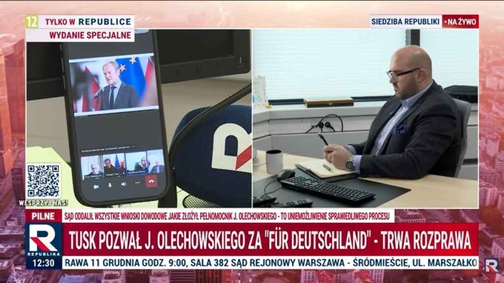 tusk in olechowski ye karsi actigi dava basladi konu fur deutschland 29090