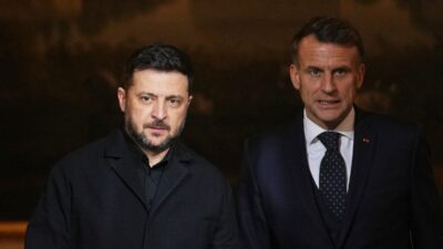 Ukrayna kirmizi cizgilerini ciziyor zelenski macron ile gorustu 26956