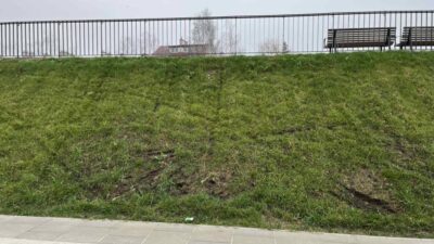 Ursyn w da sokaklari ve yesilligi yok ediyorlar dogrusal bir parki parcalamak icin elektrikli bisikletler kullaniyorlar 31228