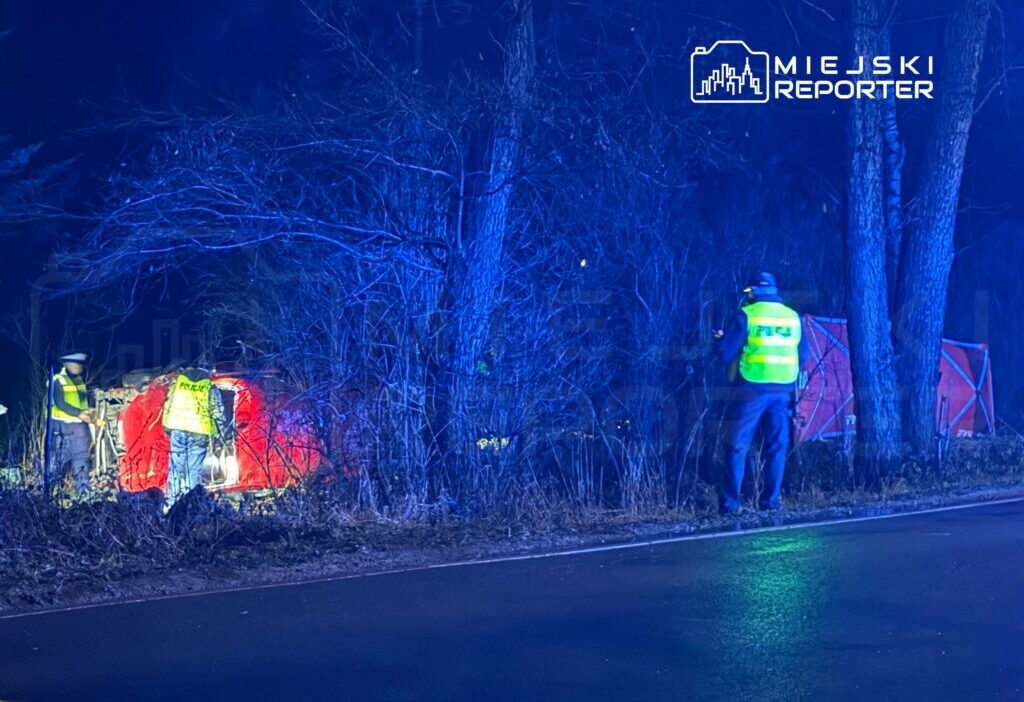 Varsova yakinlarinda olumlu kaza bir virajda kaza yapti ve takla atti surucu olay yerinde oldu 28900