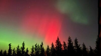 Polonya semalarinda gorsel solen kuzey isiklari gozle goruldu