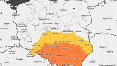 Polonyada buzlanma uyarisi imgwden birinci ve ikinci derece alarm