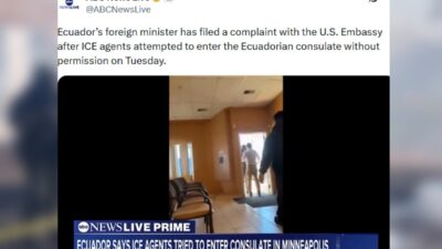 Ekwador: ice ajanı minneapolis başkonsolosluğuna girmeye çalıştı 4 Ekwador ice ajani minneapolis baskonsolosluguna girmeye calisti 39366