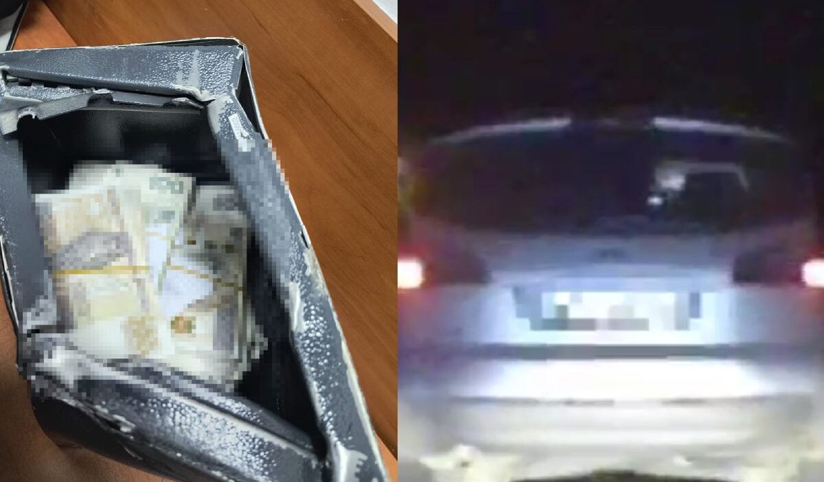 Ford sürücüsü polisten kaçarken açık pencereden kasayı attı 1 Ford surucusu polisten kacarken acik pencereden kasayi atti 33896