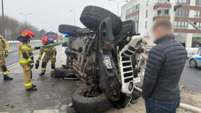 Jeep te devrilmek kazasinda olu veya yarali yok 37254
