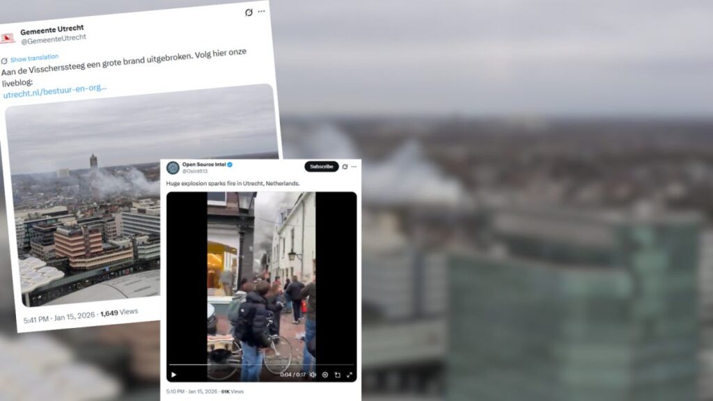 utrecht te patlama ve yangin en az 4 kisi yaralandi 33277