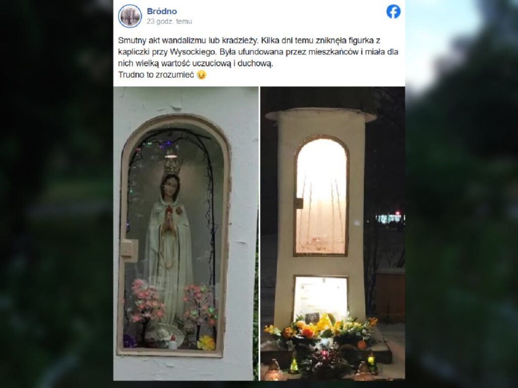 varsova da ruhani gul ana figurunun calinmasi 38990