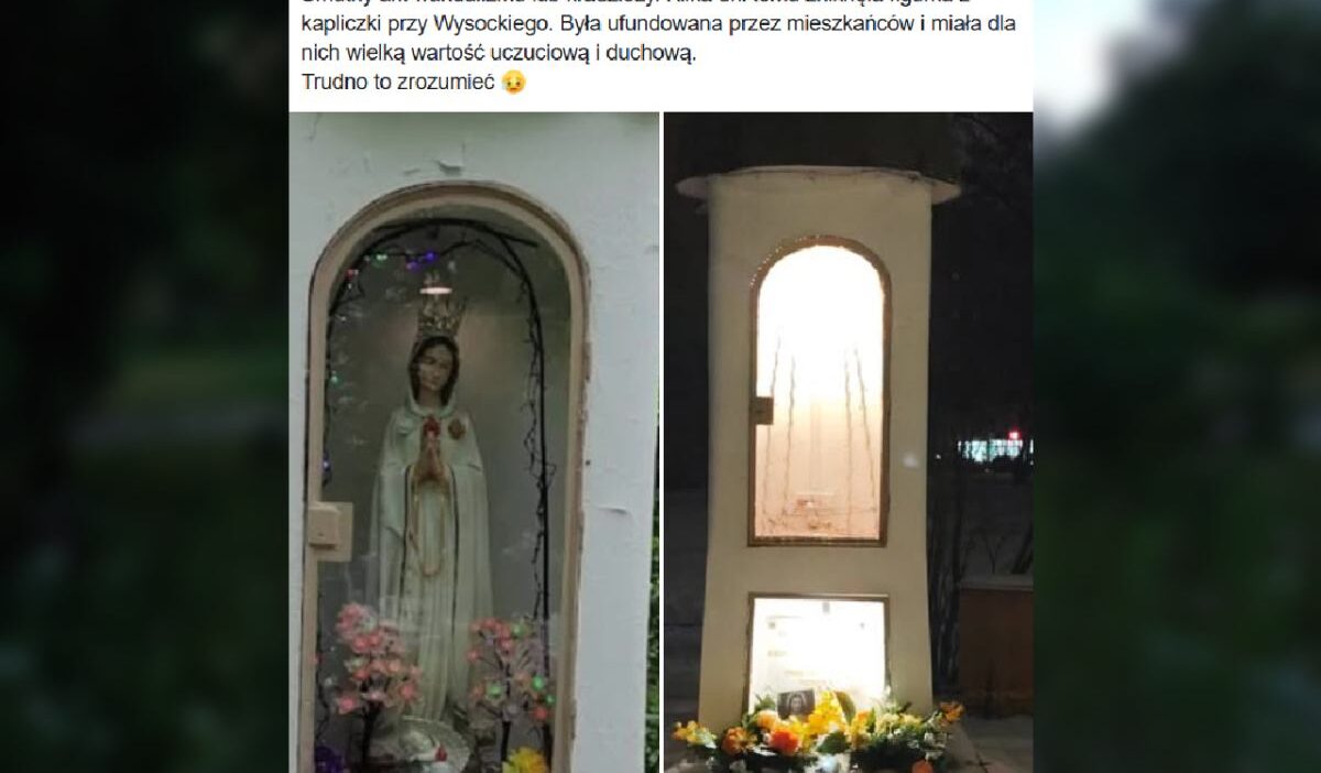 Varsova da ruhani gul ana figurunun calinmasi 38990