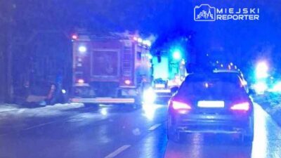 Varsova da tek aracli trafik kazasi surucu yol kenarina devrildi 37688
