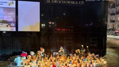 Varsova da trafik kazasinda olen cocugu anma etkinligi duzenlendi 35528