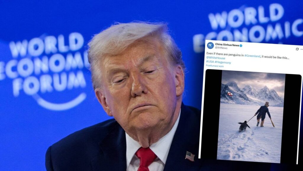 xinhua trump i amiral sam kostumuyle gostererek yesilland a tepki verdi 37867