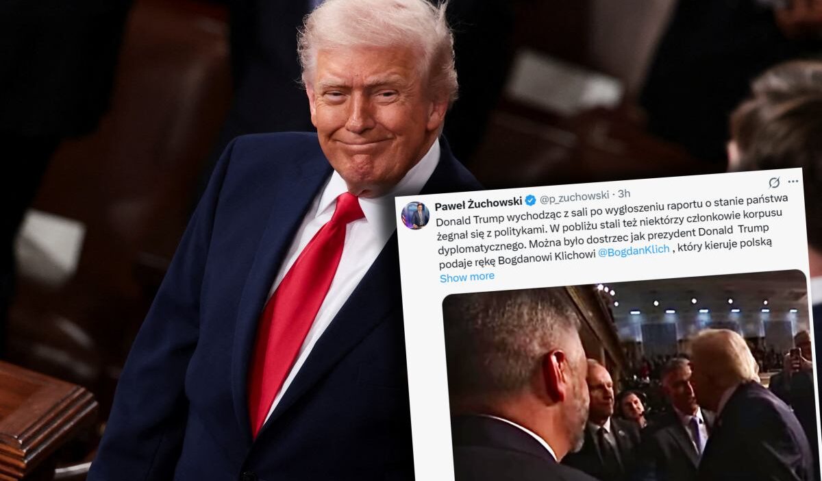 Donald trump polonya nin washington buyukelcisi vekili bogdan klich ile elini saldi 49616