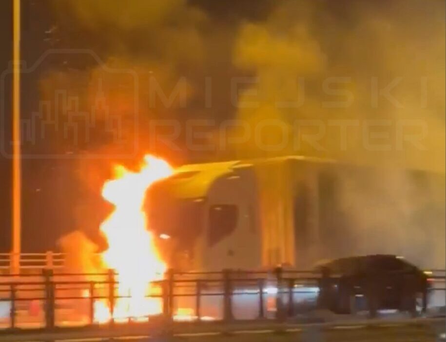 Grote rowecki koprusu nde tir yangini trafigi etkiledi 46556