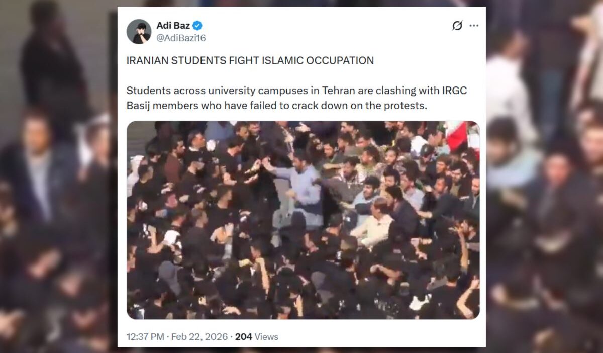 I ran da ogrenci protestolari devam ediyor abd den savas tehdidi 48586