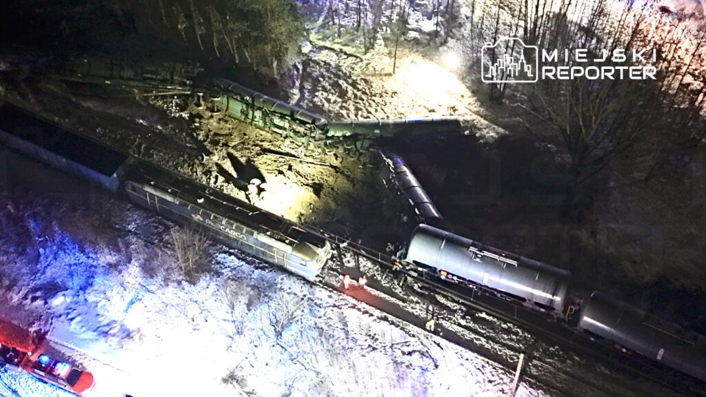 Jaroszowa woli nda yuk treni derailed yaralanma ve sizinti yok 41895
