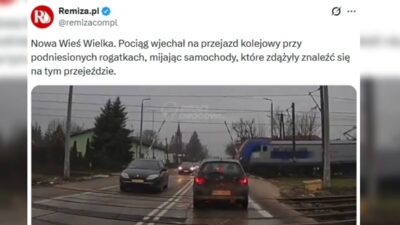 Nowa wieś wielka'da faciaya çok yakın geçiş: trenin kapıları açıkken geçmesi çalışan hatasından kaynaklandı 4 Nowa wie wielka da faciaya cok yakin gecis trenin kapilari acikken gecmesi calisan hatasindan kaynaklandi 48850