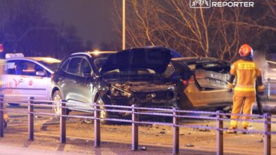 S8 otoyolunda dort aracin carpismasi grot rowecki koprusu nde trafik felc etti 47589