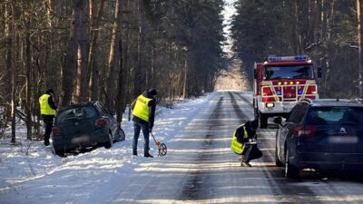 Udrzynde de karli yolda kaza kayan araba yayayi yaraladi polis kis uyarisi yapti 41951