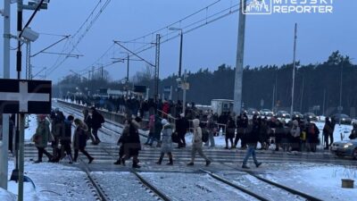 Varsova da tren arizasi ulasima etki etti 42404