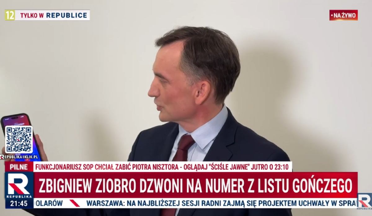 Zbigniew ziobro polonya da listeyi czym araniyorken polise telefon etti 43487