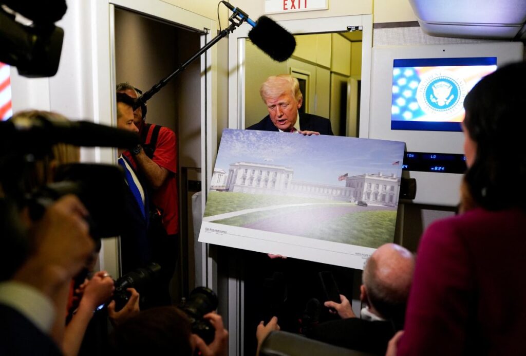 beyaz saray da gizli i nsaat trump in yeni salon projesi tartisma yaratti 57010