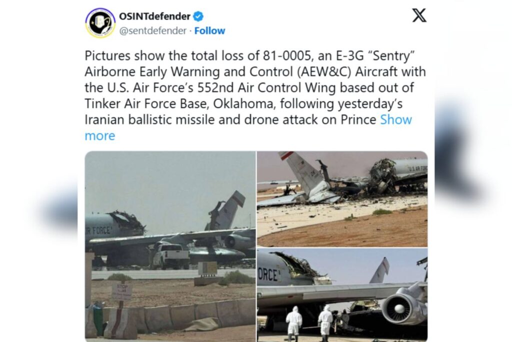 i ran prince sultan ussu ne fuze ve i ha saldirisi duzenledi abd askerleri yaralandi e 3g sentry ucagi vuruldu 56588