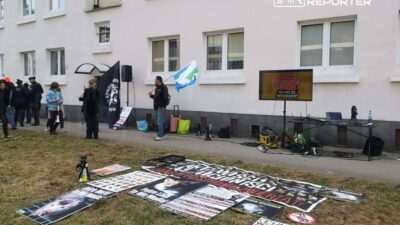 Muranowa da erken saatlerde protesto mahalle sakinlerini rahatsiz etti 56308