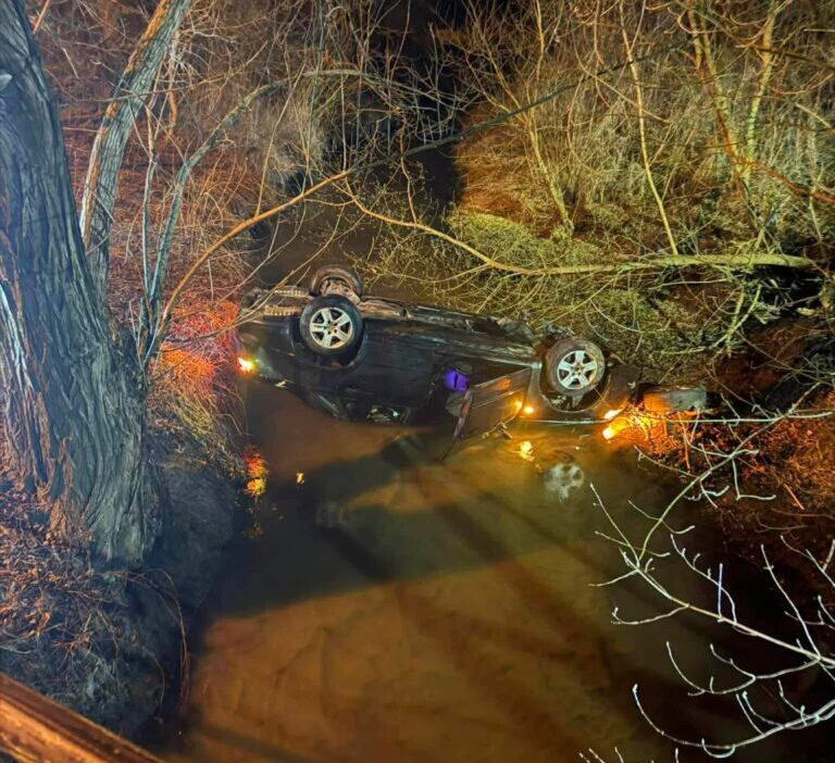 Polonya da sarhos surucu kazasi arac nehre yuvarlandi yaralanan yok 54199