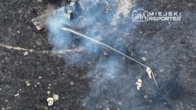 Polonya da vistul nehri yakininda otlak yangini 51838