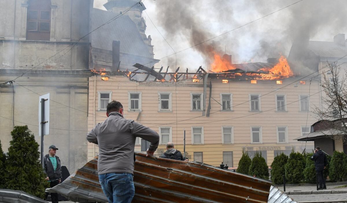 Rusya nin lviv saldirisinda unesco dunya mirasi alani hasar gordu 55362