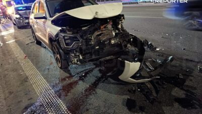 S2 yolu nda alti arac carpisti uc carpisma bir kadin hastaneye tasidi 51204