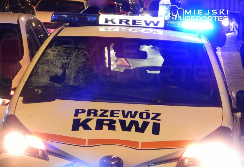 Varsova da kan tasiyan aracla temizlik i scisine carpma agir yarali 57426