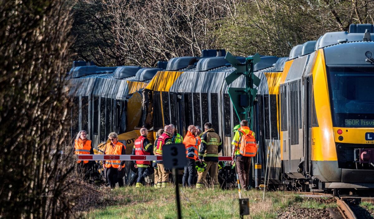 Danimarka da tren kazasi kritik durumda yaralilar var 65441