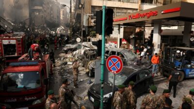 I srail lubnan da hizbullah hedeflerini vurdu catismalarda yuzlerce yarali 60061