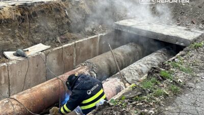 Jagiello ska caddesi nde isi hatti calismalari nedeniyle tek seritli trafik uygulamasi 65991