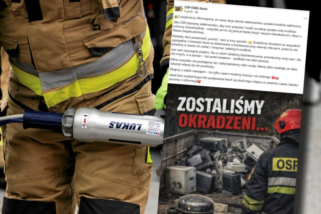 lublin de gonullu i tfaiyecilerin elektrikli atik toplama kampanyasina hirsizlik girisimi 58610