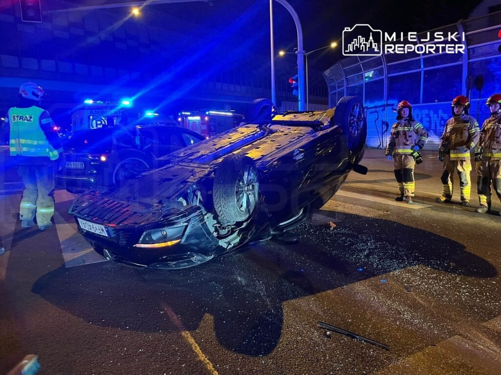 marka da alkollu surucu kazasi yapti arac havaya firladi 63445