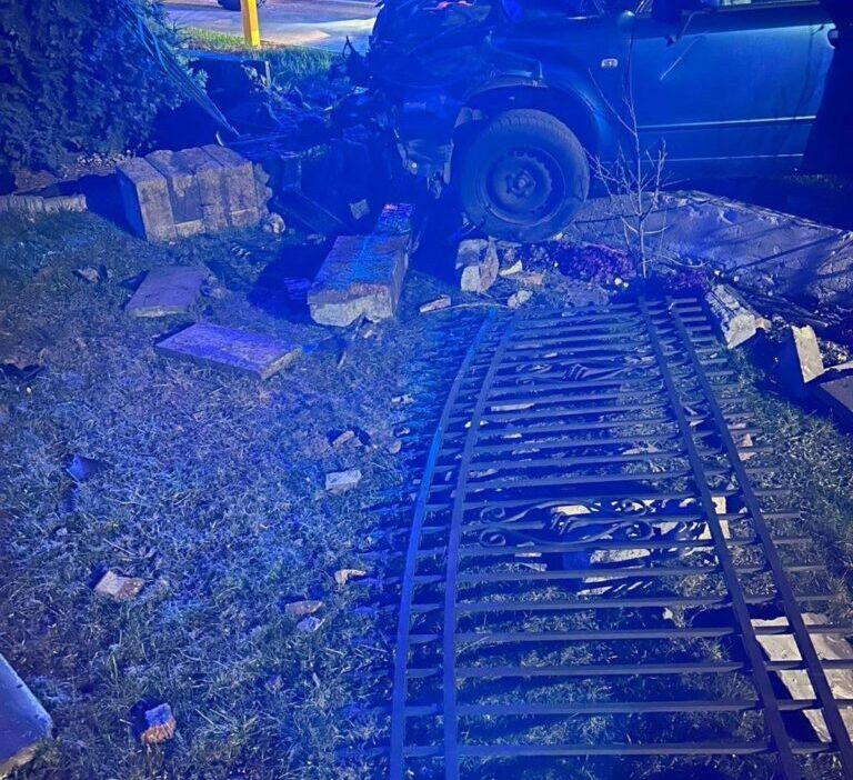 Polonya da alkollu surucu bahceye carpti olay yerinden kacti 60987