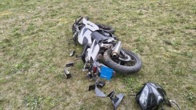 Polonya da motosiklet kazasi surucu hastaneye kaldirildi 63565