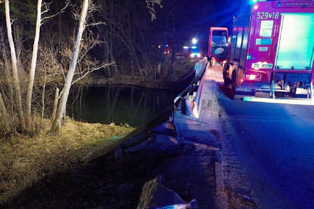 polonya da otomobil kopruden nehre dustu bir kisi hayatini kaybetti 58649