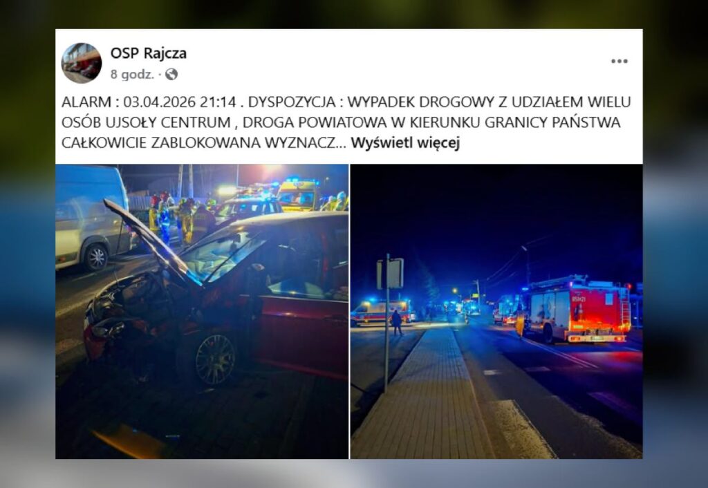 polonya da trafik kazasi 5 yarali bir cocuk da aralarinda 58646