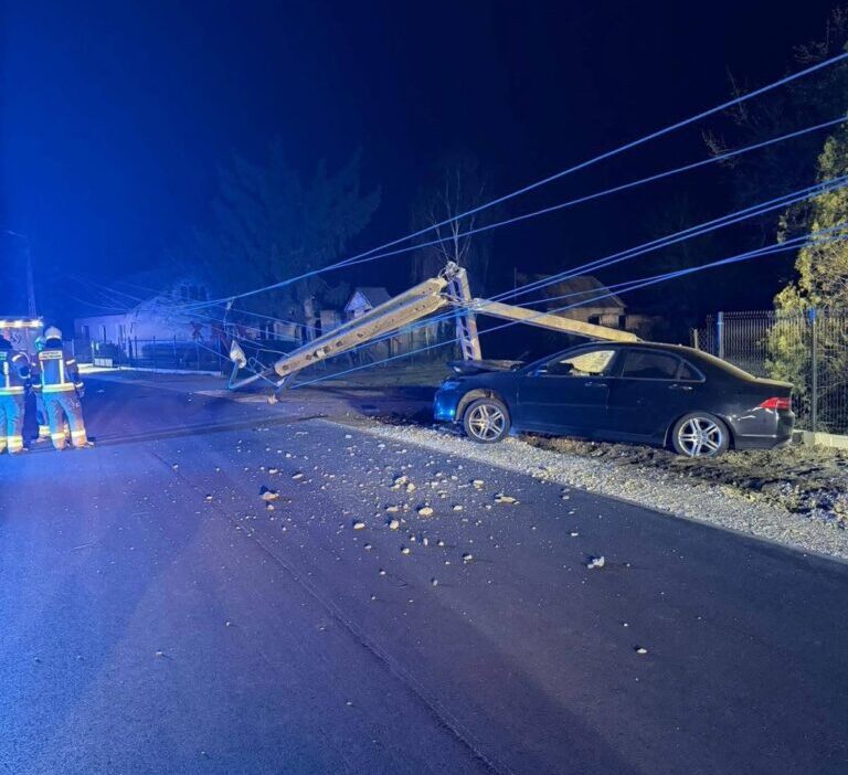 Serock ta alkollu surucu kazasi enerji diregi devrildi genc surucu gozaltina alindi 58483
