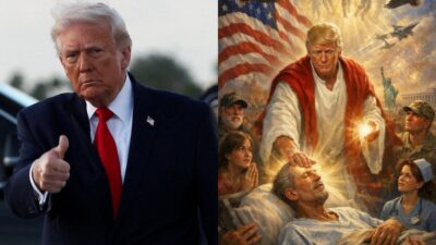 Trump in i sa olarak tasvir edildigi goruntu tartisma yaratti 61605