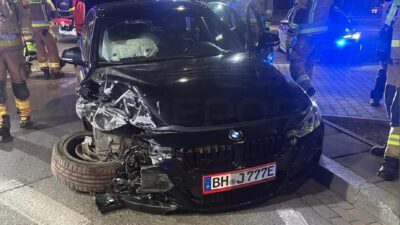 Varsova da alkollu surucu kazasi yapti olay yerinden kacti 65384