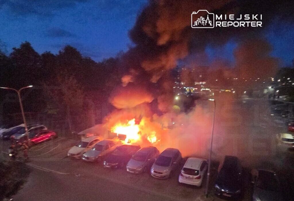 Varsova da cop konteyneri yangini 3 araci zarar gordurdu 67103