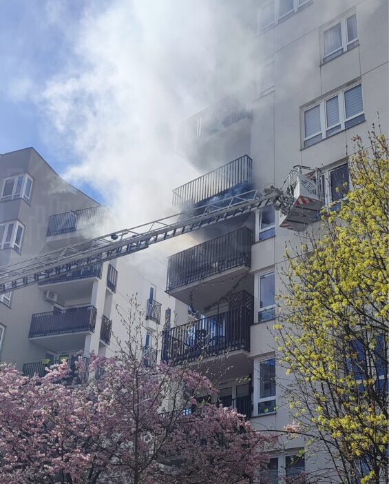 Varsova da dairede cikan yangin korkuttu 58921