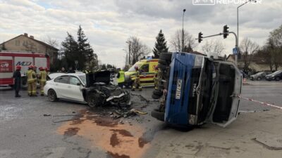 Varsova da otobus ve bireysel arac carpismasi 8 yarali 58577