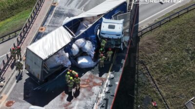 Varsova da tir kazasi surucu alkollu yakalandi trafik aksadi 65378