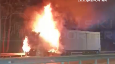 Varsova da tir yangini wis ostrada yi kapatti 61212