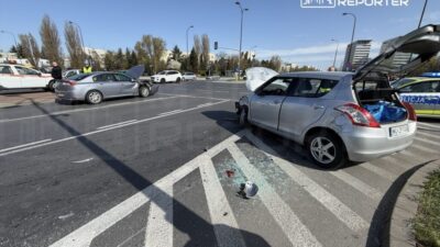 Varsova da uc aracli zincirleme kaza bir yarali ve trafik aksakligi 61376